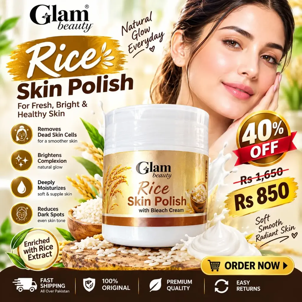 GLAM BEAUTY RICE SKIN POLISH